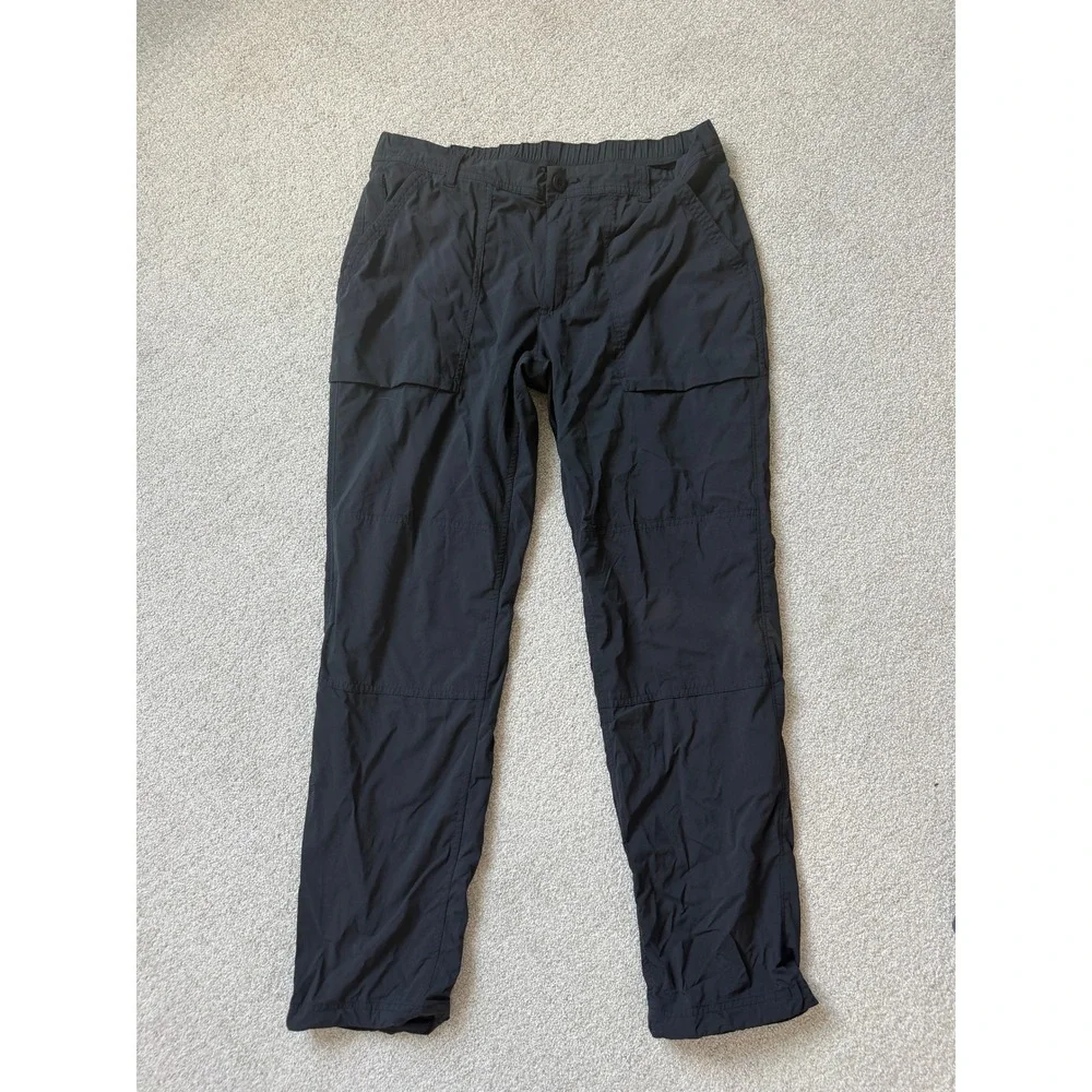 REI Co-op Gorpcore Hiking Pants Size 12 Black Nylon Spandex Stretch